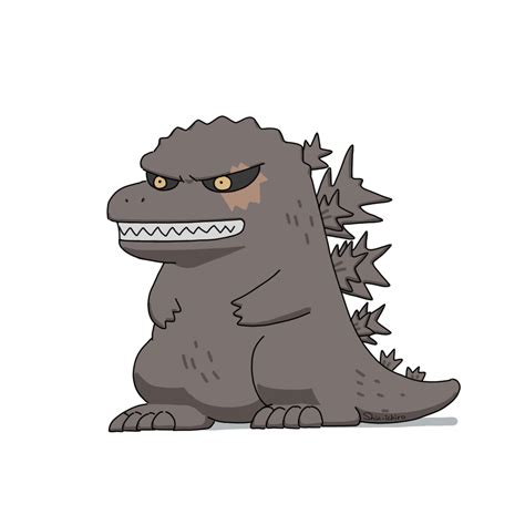 Chibi Godzilla minus one | Godzilla | Know Your Meme