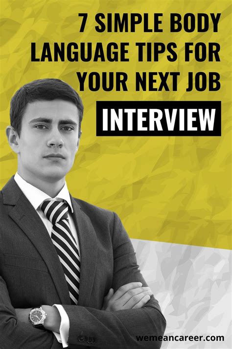 Body Language Tips For An Interview Artofit