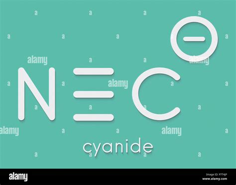 Cyanide Anion Chemical Structure Cyanides Are Toxic Due To Inhibition Of The Enzyme