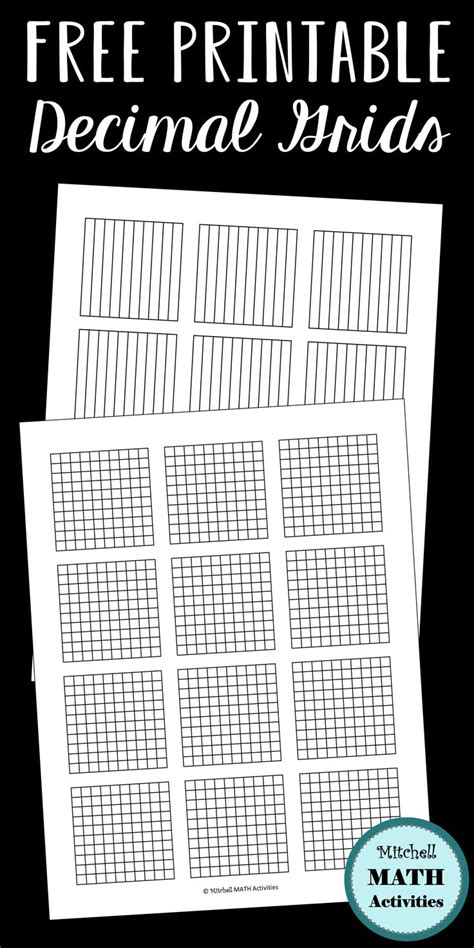 Decimal Grids Worksheet