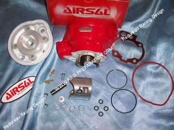 Kit 88cc AIRSAL Xtrem rouge Ø50mm spécial course 45mm bielle 85mm