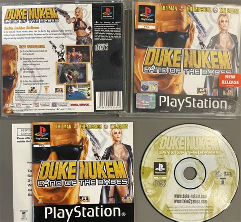 Duke Nukem Land Of The Babes Ps Spil Retrobros Fordi Vi Elsker