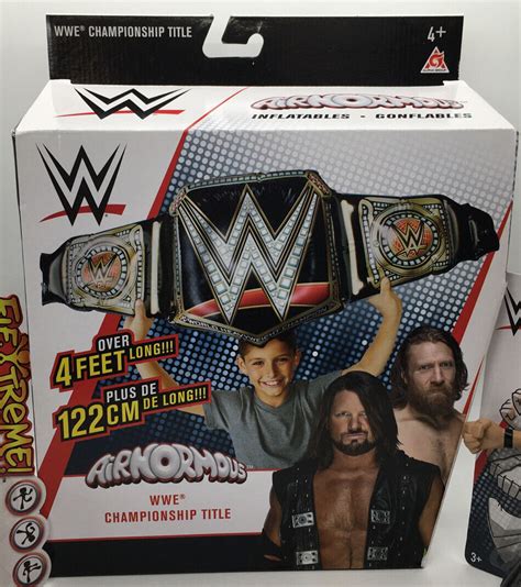 Wwe Mattel Flextreme 4 Bendable Wrestling Figures X4 And Inflatable