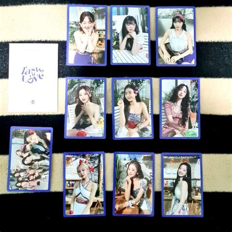 Jual [sharing Ver Taste Fallen In Love] Twice Photocard Benefit