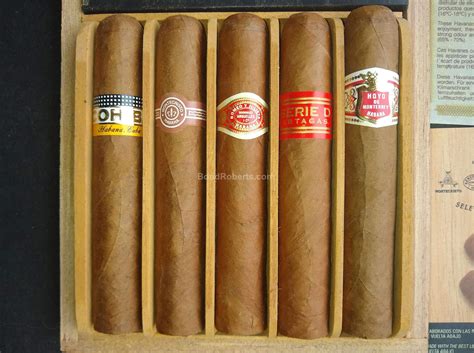 Habanos Robusto Selección Robustos 2003 Selection Box of 5 cigars