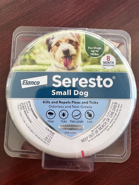 Seresto Collars for Small Dogs, 8 Month Protection Dogs Up 1-17lbs