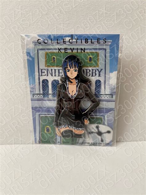 One Piece Nico Robin Enies Lobby Black Enamel Pin Figure Kevin ...