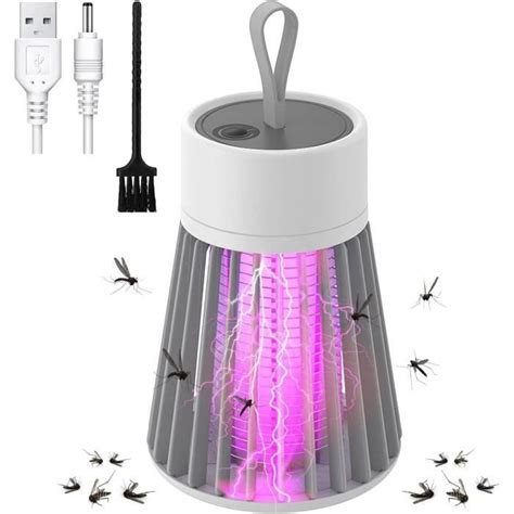 Lampe Tueur De Moustiques 2 En 1 Éliminateur D Insectes Électrique