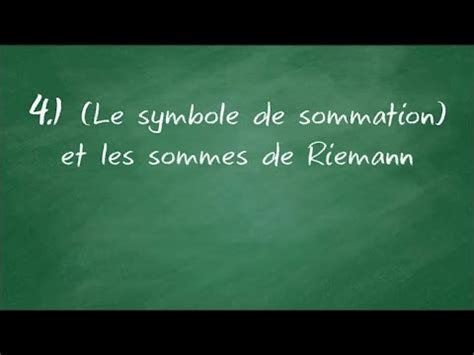 Somme De Riemann Youtube