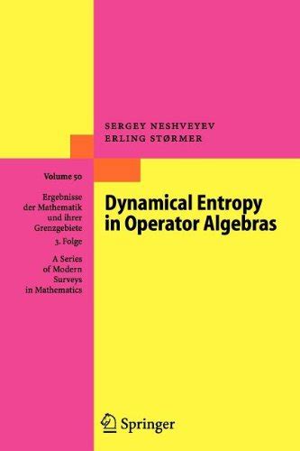 『dynamical Entropy In Operator Algebras』｜感想・レビュー 読書メーター