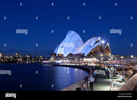 Sydney Opera House At Night Up Close