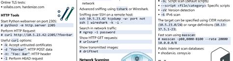 Tshark Cheat Sheet