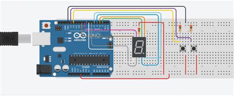 Seven Segment Dengan Push Button Menggunakan Arduino Counter Up And Down Warriornux