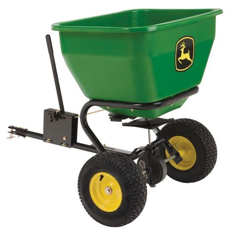 John Deere Fertiliser Seed Spreader For Ride On Mower Ebay