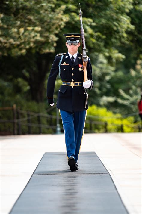 DVIDS Images Tomb Guard U S Army Pfc Jessica Kwiatkowski Walks