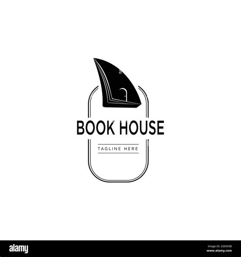 Book House Logo Design Vector Stock Vector Image & Art - Alamy