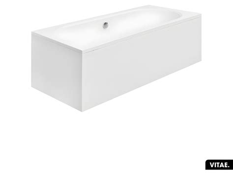 Baignoire Rectangulaire Avec Tablier Blanc Et Repose T Te Offert