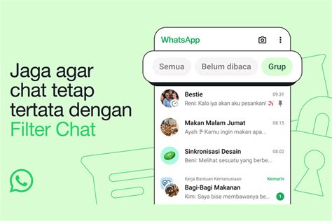 Foto Tampilan Baru WhatsApp Punya 3 Tab Baru Semua Belum Dibaca