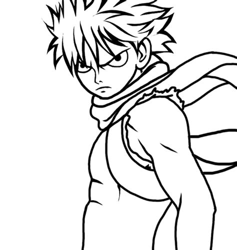 Natsu Drawing Easy To Draw Dragneel In Fairy Tail