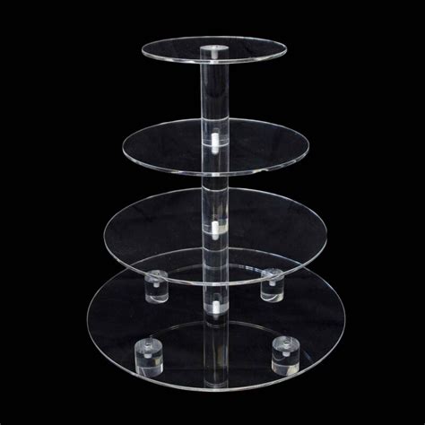 4 Tier Acrylic Cupcake Stand Lollipop Cake Supplies