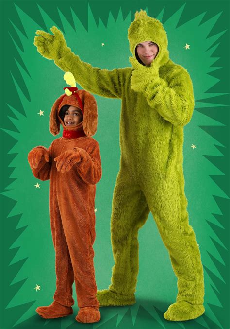 Kids Dr Seuss The Grinch Max Costume