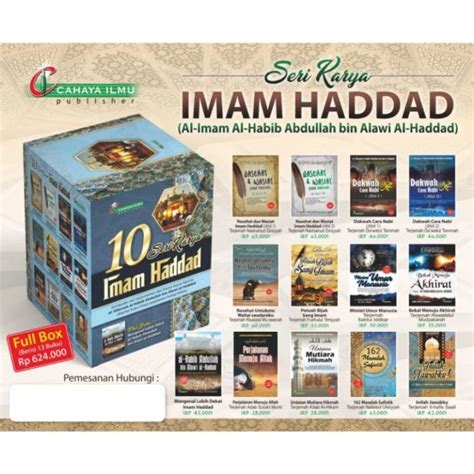 Paket 10 Seri Buku Iman Al Haddad Terjemah Kitab Silsilah Imam Al