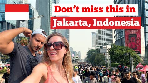 Don't Miss This! Jakarta's Car Free Day Transforms the City! 🇮🇩 The ...