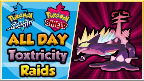 Gmax Toxtricity Raids Trades Open In Chat Pokemon Sword And Shield Live Youtube