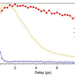 Color Online Ultrafast Evolution Of The Populations S B And B