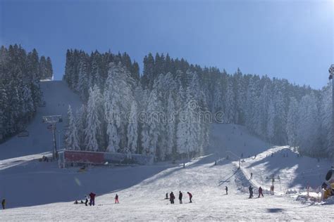 Winter View Of Ski Resort Of Borovets At Rila Mountain Bulgaria