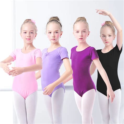 Crian A Meninas Gin Stica Collant Ballet Collants Roupas Dan A Wear