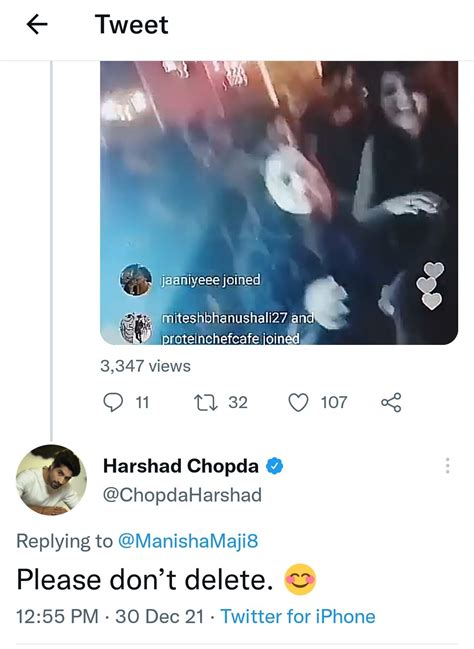 Manishamaji On Twitter Harshadchopda Omg Who S Reply To My Post