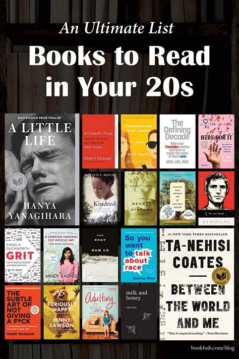 The Ultimate List Of Books To Read In Your 20s Books To Read In Your