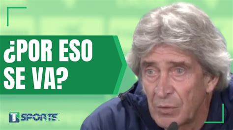 Manuel Pellegrini aclara FUERTE DISCUSIÓN con Andrés Guardado Sucede