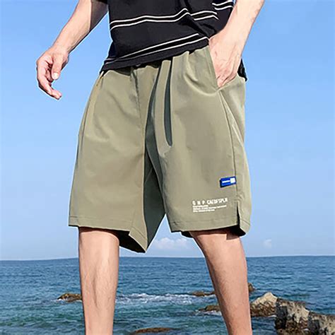 Cllios Swim Trunks Men Summer Quick Dry Elastic Waist Beach Shorts Plus