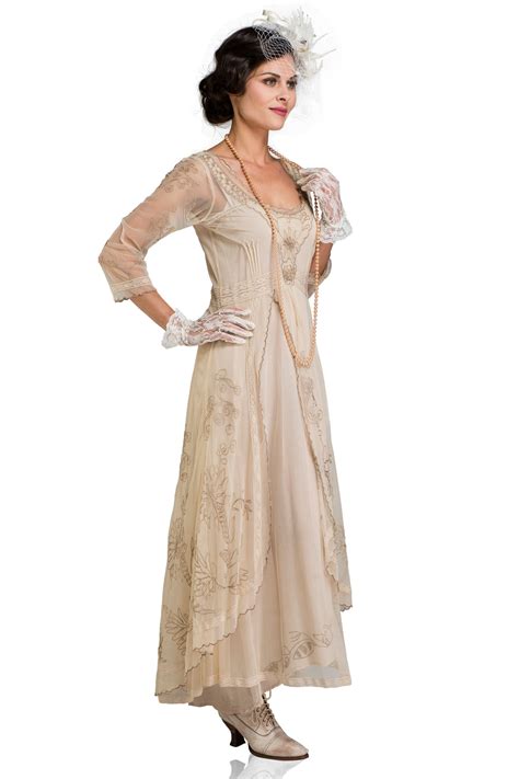 Nataya 40163 Downton Abbey Tea Party Pearl Gown