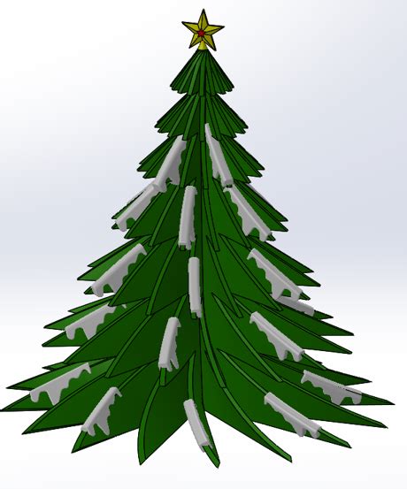 Fichier Stl Gratuit Sapin De Noel Enneig Design Pour Imprimante D