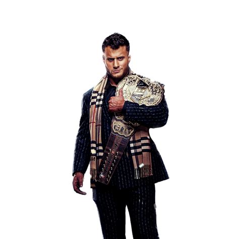 Wwe2k22 Aew Mjf Official Render Png 2023 Champion By Rendersforwwe2k22