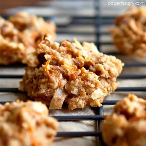 Healthy Carrot Cake Cookies Vegan Oil Free Gluten Free Power Hungry