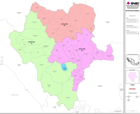 Cuenta Durango con nueva distritación electoral federal y local será