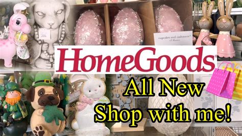 SHOP WITH ME HOMEGOODS Lets Check Out The New Easter Spring Decor