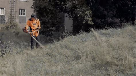 Husqvarna How To Operate The Brushcutter On A Slope Hunt Forest Group