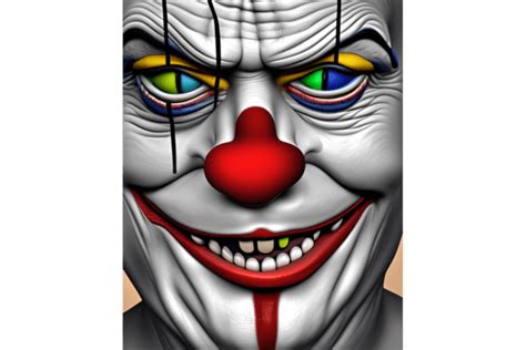 287 Scary Clown Designs And Graphics