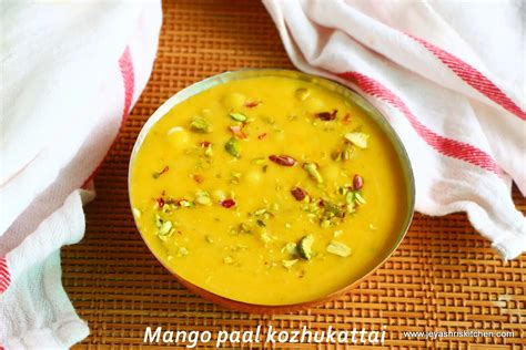 Mango Paal Kozhukattai Jeyashri S Kitchen