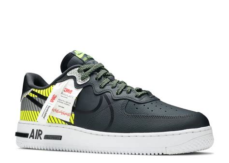 3m X Air Force 1 React Lx Anthracite Volt Nike Ct3316 003