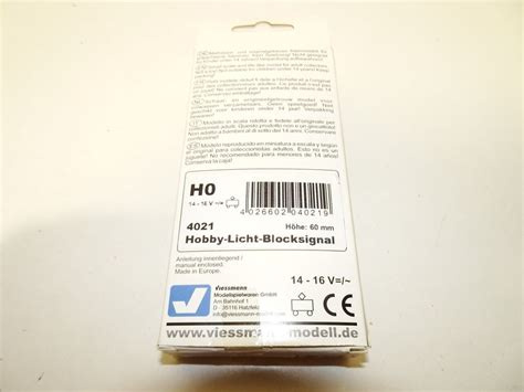 Viessmann Hobby Licht Blocksignal Ampel Ho Kaufen Auf Ricardo