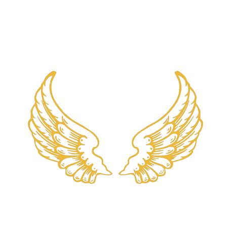 Gold Wings Png