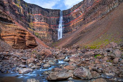 Hengifoss Waterfall Stock Photos, Pictures & Royalty-Free Images - iStock