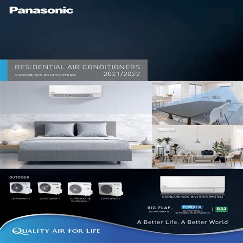 Panasonic Wall Mounted Air Conditioner R Non Inverter Cs Pn Sifu