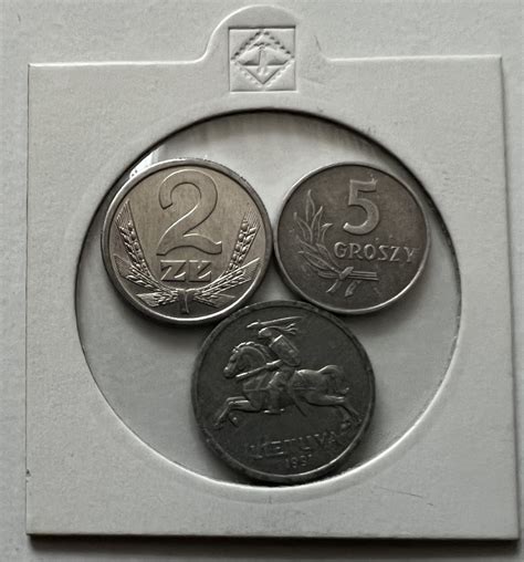 Zestaw Monet Polska PRL Litwa 1971 1990 Super 1991 Rudnik Licytacja